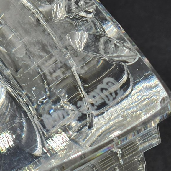 Waterford Crystal Mantle Clock With Roman Numerals Glass Vintage Style JJ3821 - Picture 13 of 16